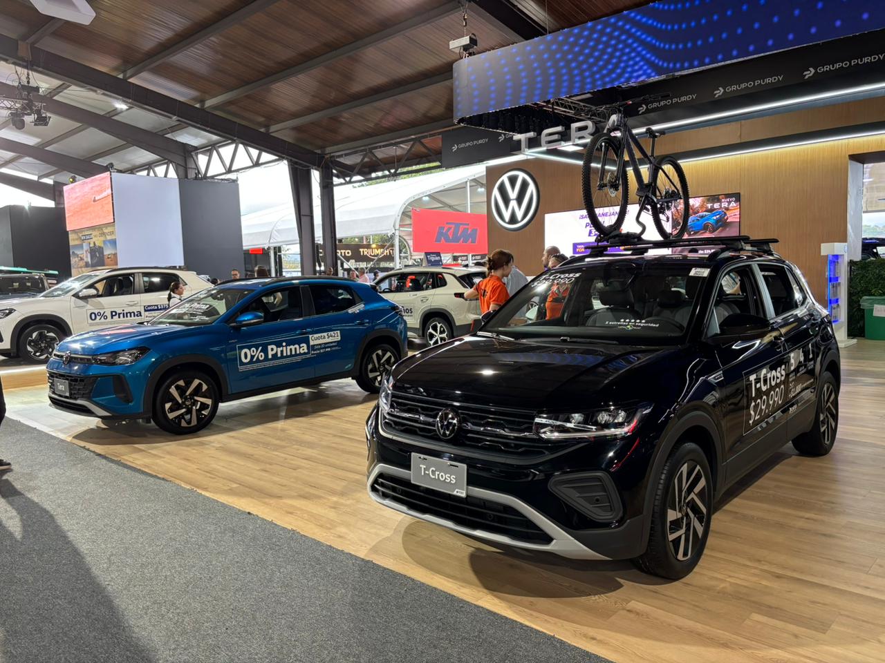 Expomovil Volkswagen T Cross e Tera frente