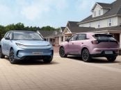 BAIC arcfox t1 Azul e roxo