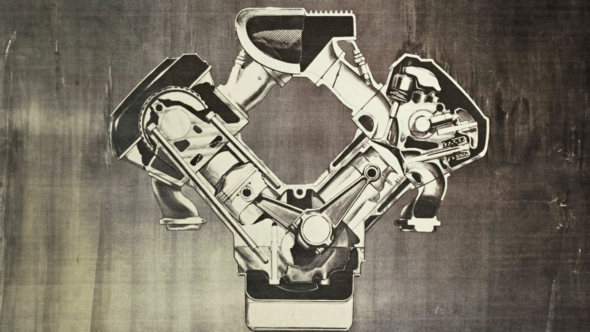 Motor Pontiac V8 427 SOHC Hemi