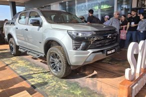 Chevrolet S10 2027 versão trailboss frente no Agrishow