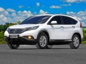 Honda CR V EXL 4WD 2012 branco frente parado