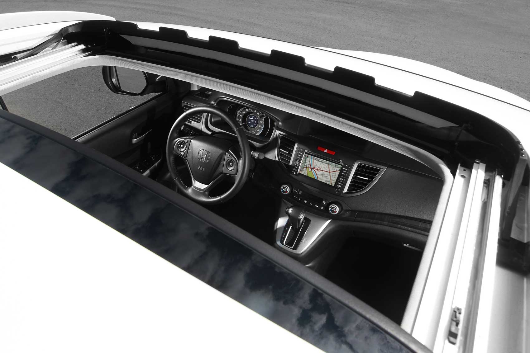 Honda CR V EXL 4WD 2012 teto solar interior painel