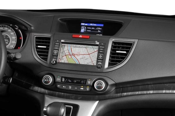 Honda CR V EXL 4WD 2012 interior central multimídia GPS