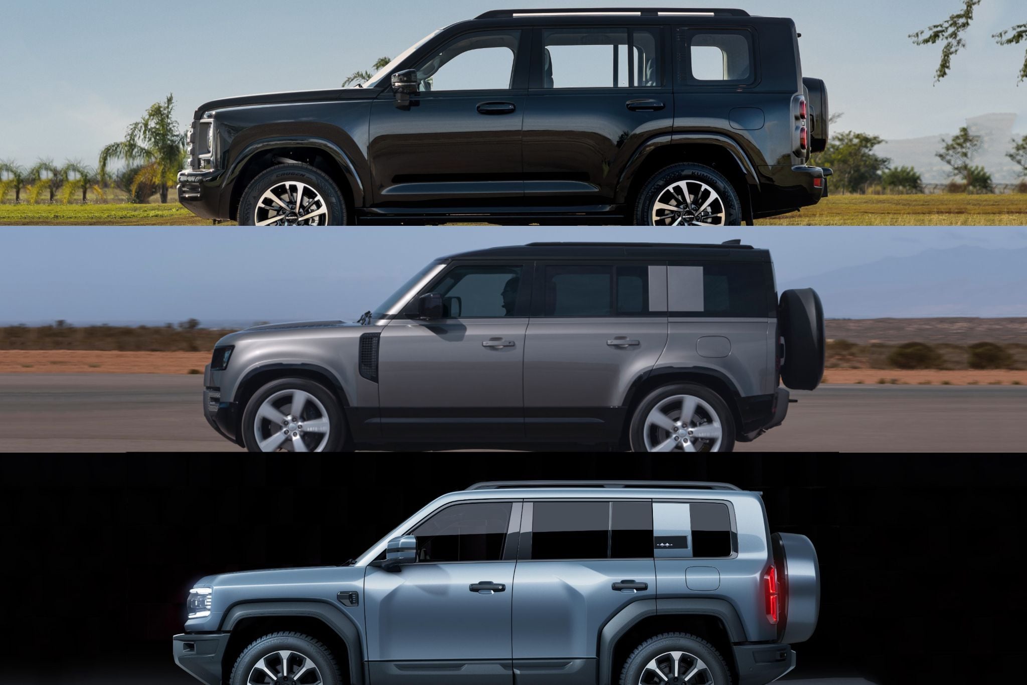 Moda entre os SUVs chineses: o fenômeno da “Defenderização”