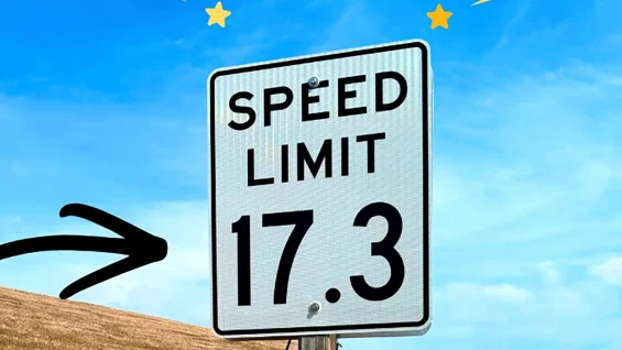 Por que placas com limite de velocidade ‘quebrado’ fazem todo sentido?