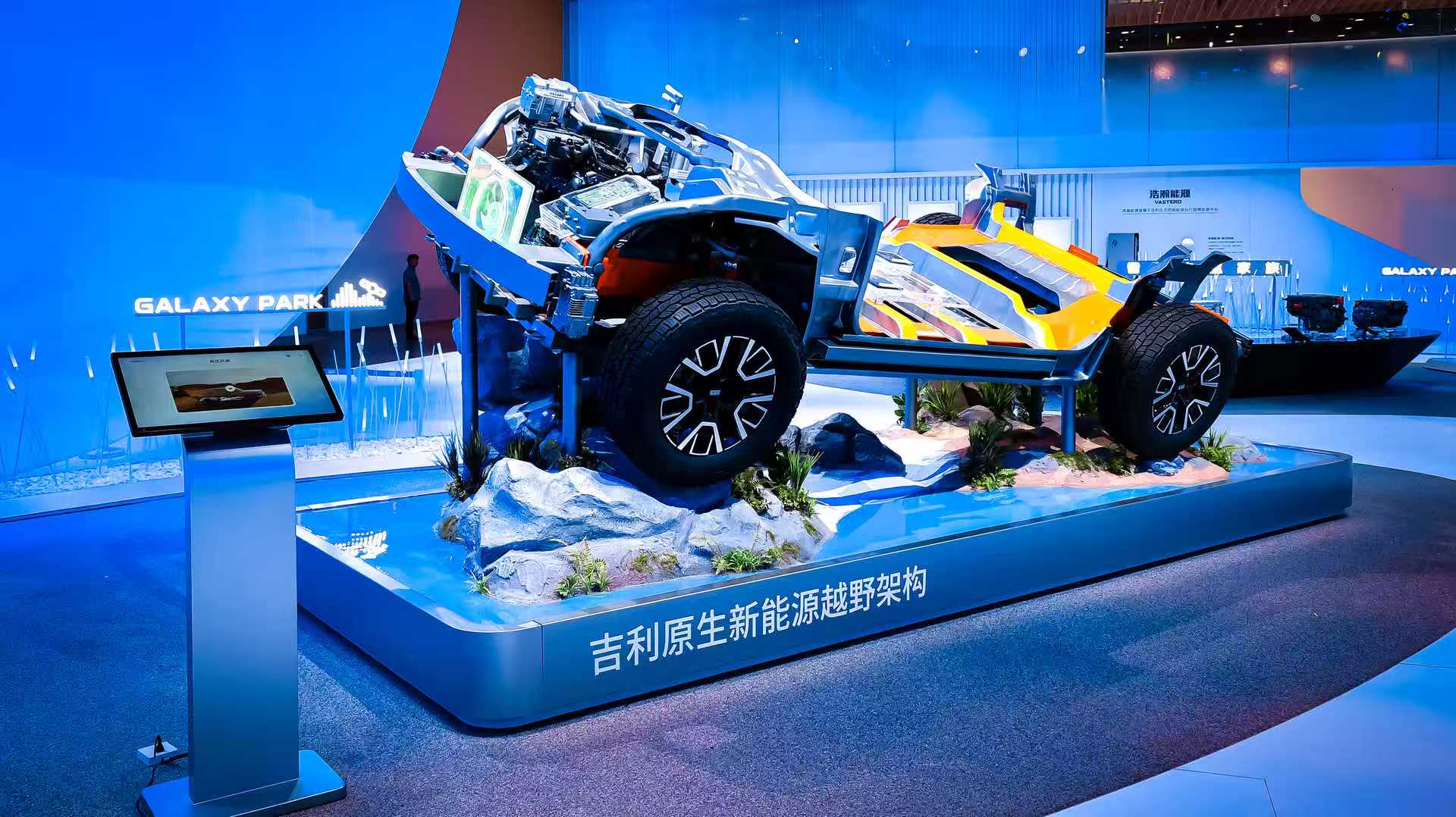 plataforma off road geely NEV