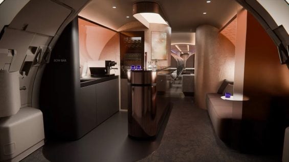 BMW e lufthansa apresentam jato de luxo inspirado em design automotivo (2)