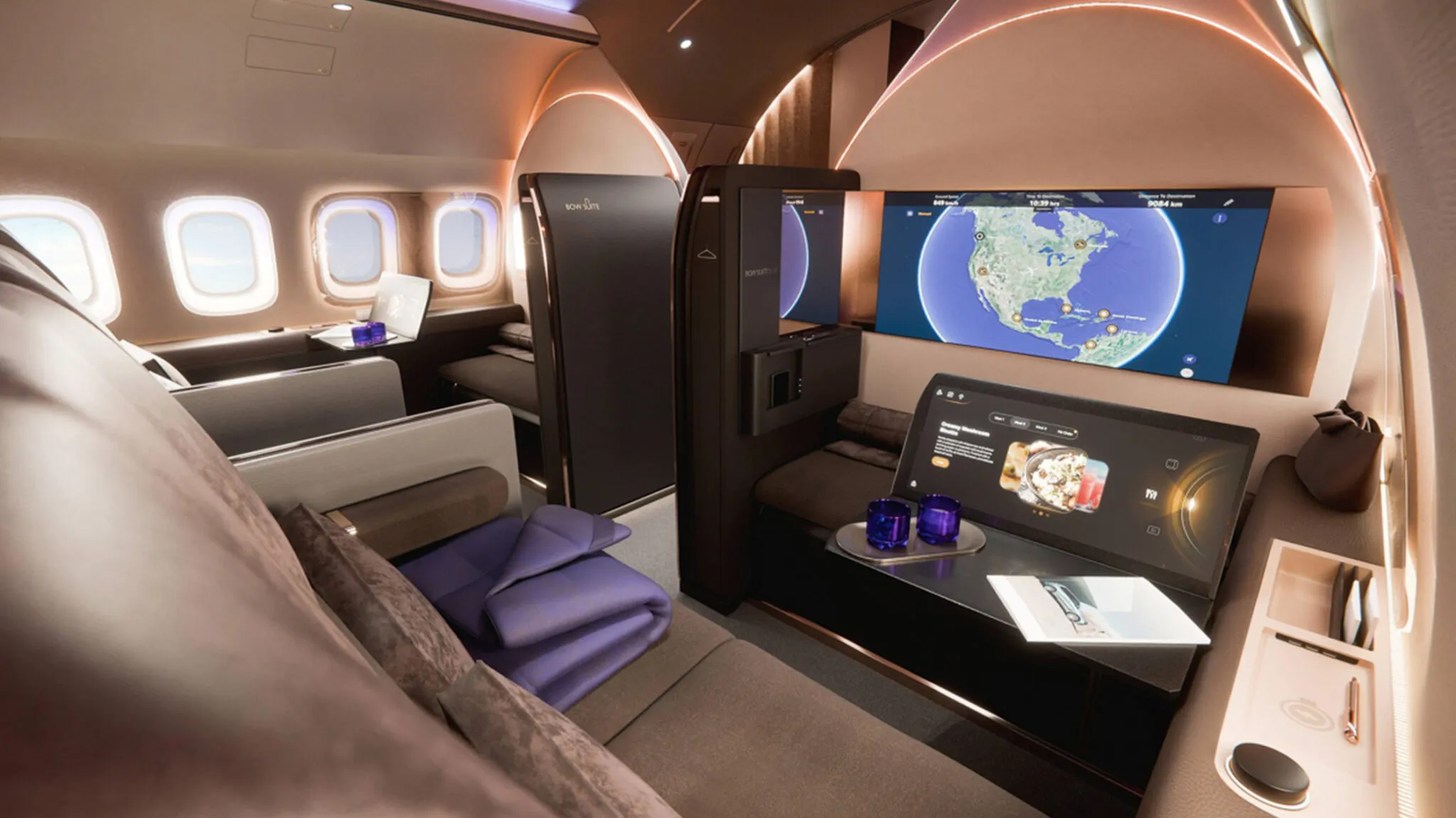 Novo Boeing 737 da BMW é tão luxuoso que leva apenas 28 passageiros