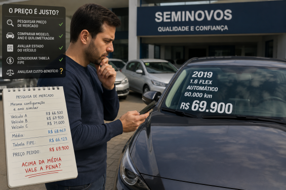 Carro seminovo está caro ou barato? OLX ensina a avaliar preço justo