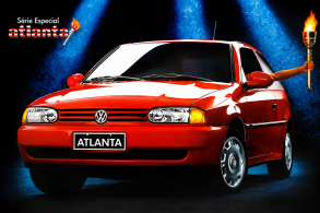 vw gol atlanta vermelho HD