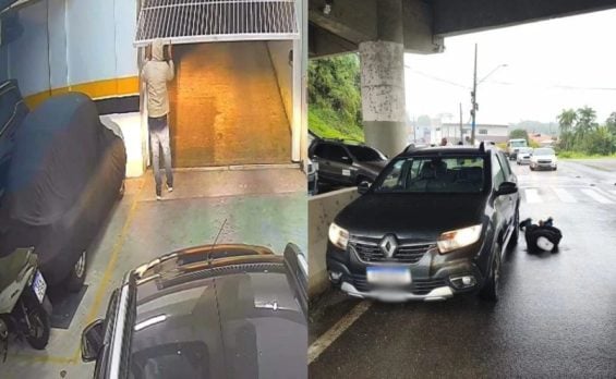 Vítima de furto de carro usa fone de ouvido para desvendar crime e surpreende ladrão em Santa Catarina