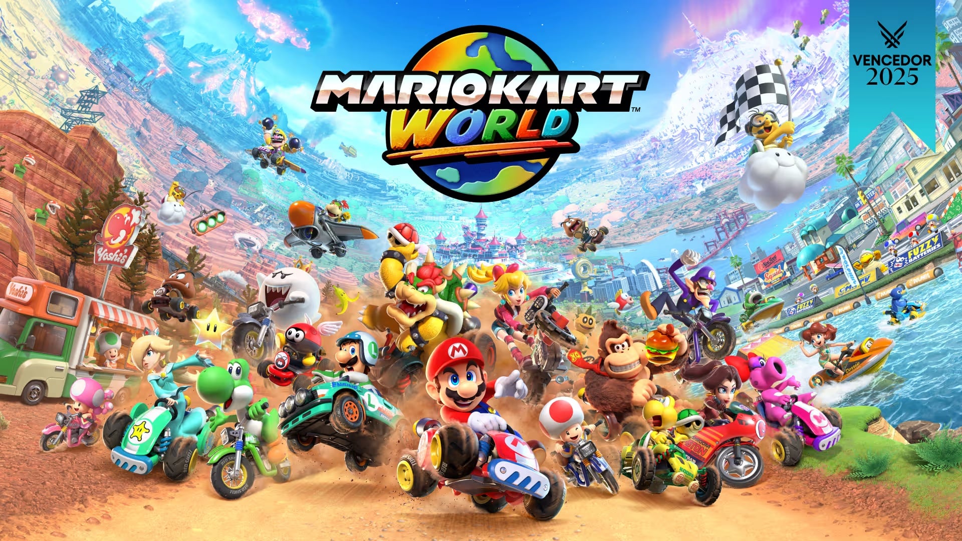 mario kart world poster