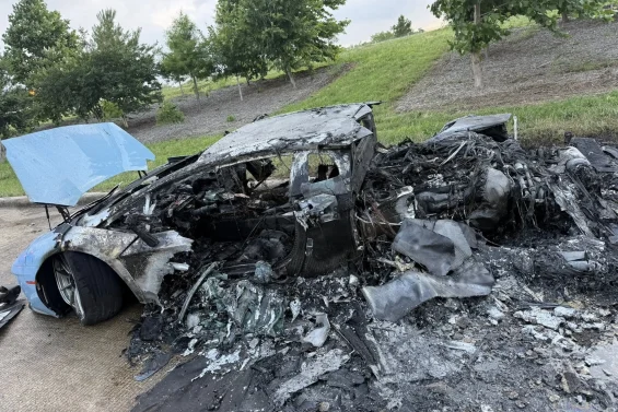 Lamborghini Crash Cy Fair Fire Department 2