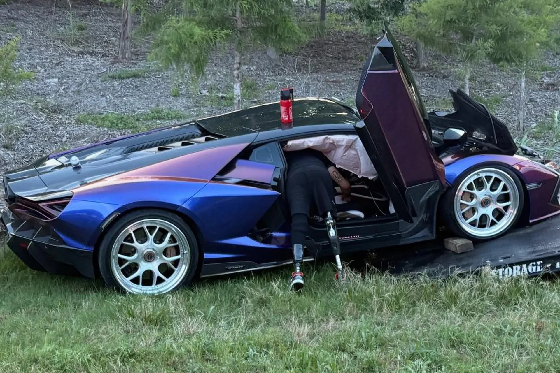 Lamborghini Crash Cy Fair Fire Department 6 copy