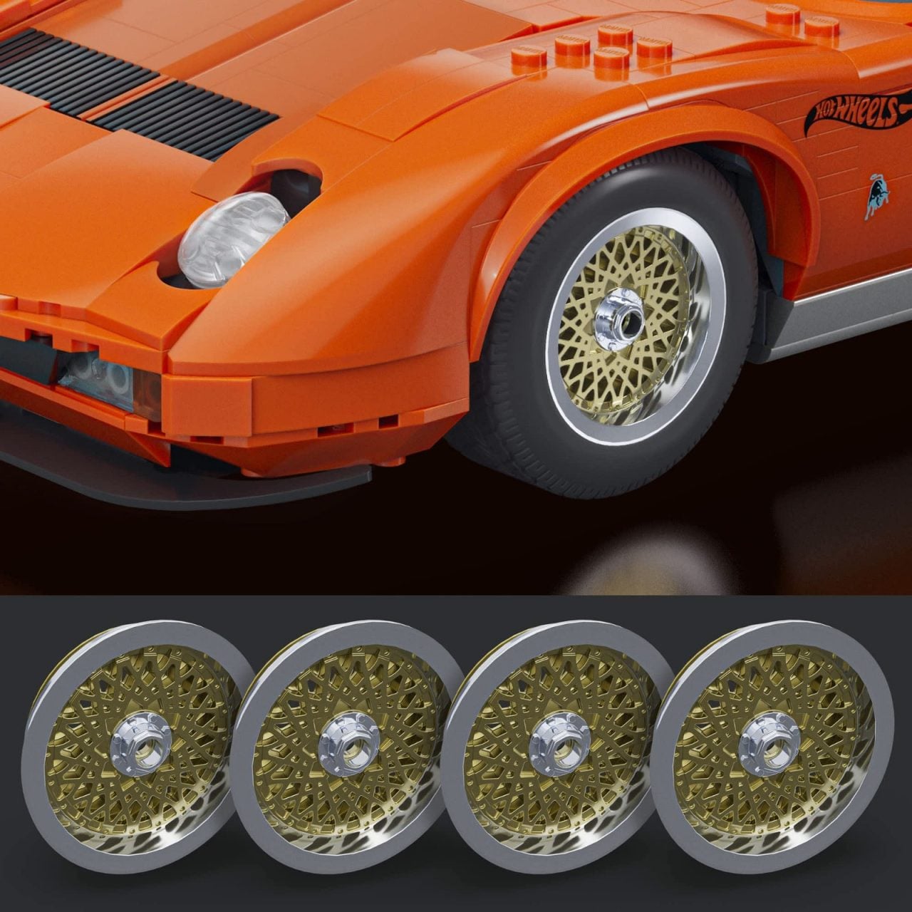Mattel Brick Shop Hot Wheels Lamborghini Miura P400 SV (6)