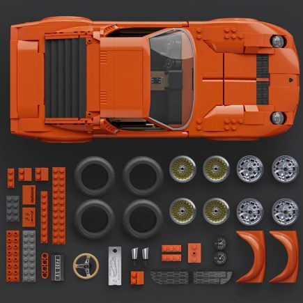 Mattel Brick Shop Hot Wheels Lamborghini Miura P400 SV (9)