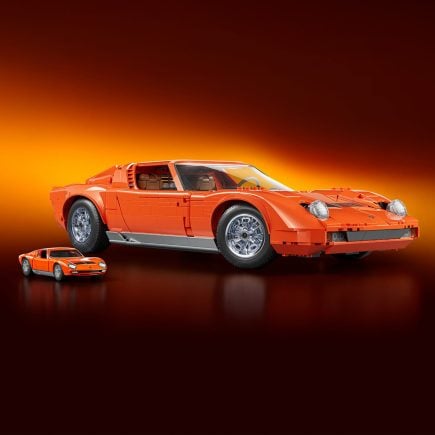 Mattel Brick Shop Hot Wheels Lamborghini Miura P400 SV (1)