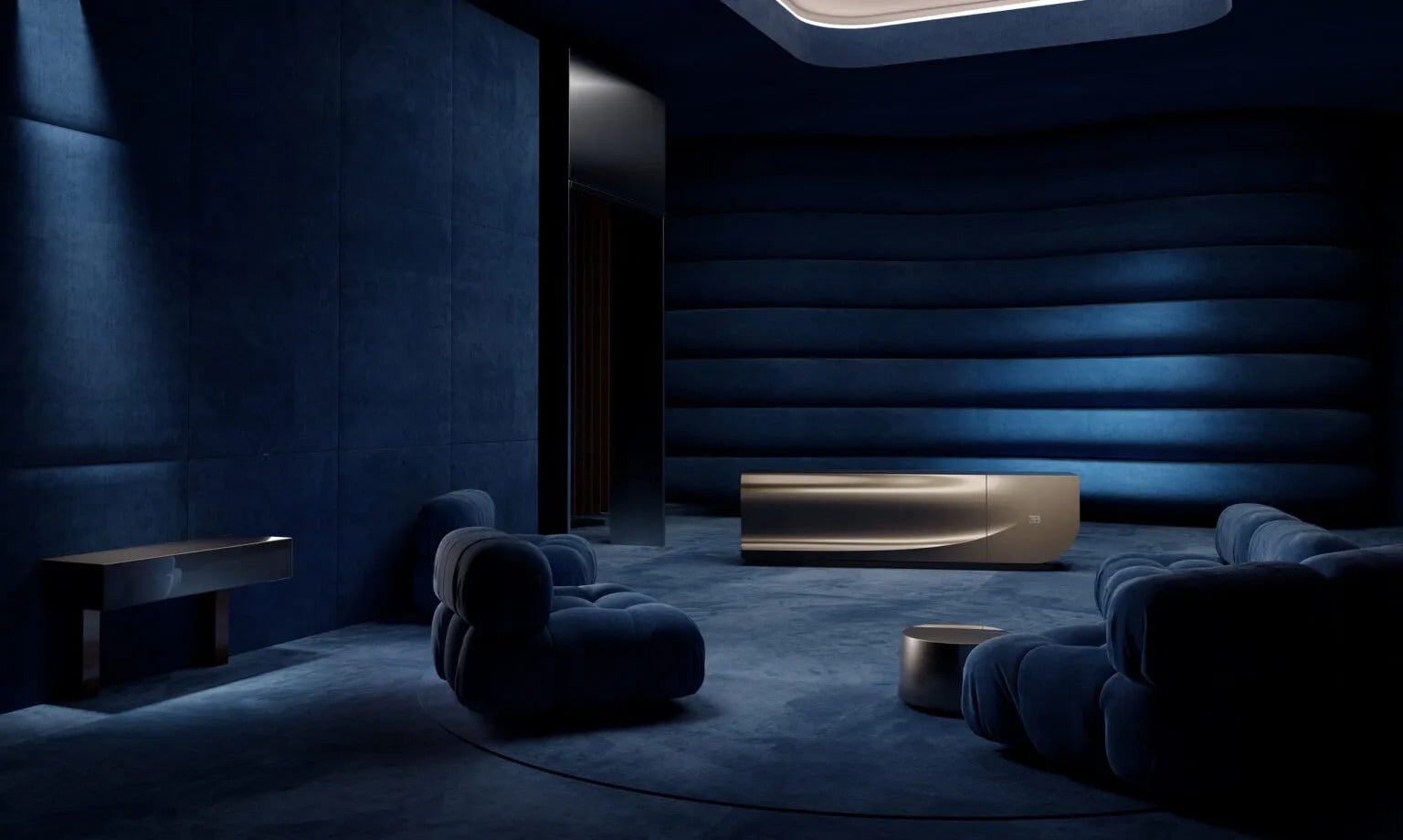 Bugatti lança TV dobrável de luxo que desaparece no móvel (2)