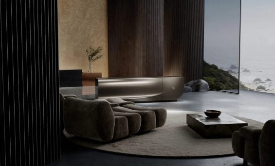 Bugatti lança TV dobrável de luxo que desaparece no móvel (8)