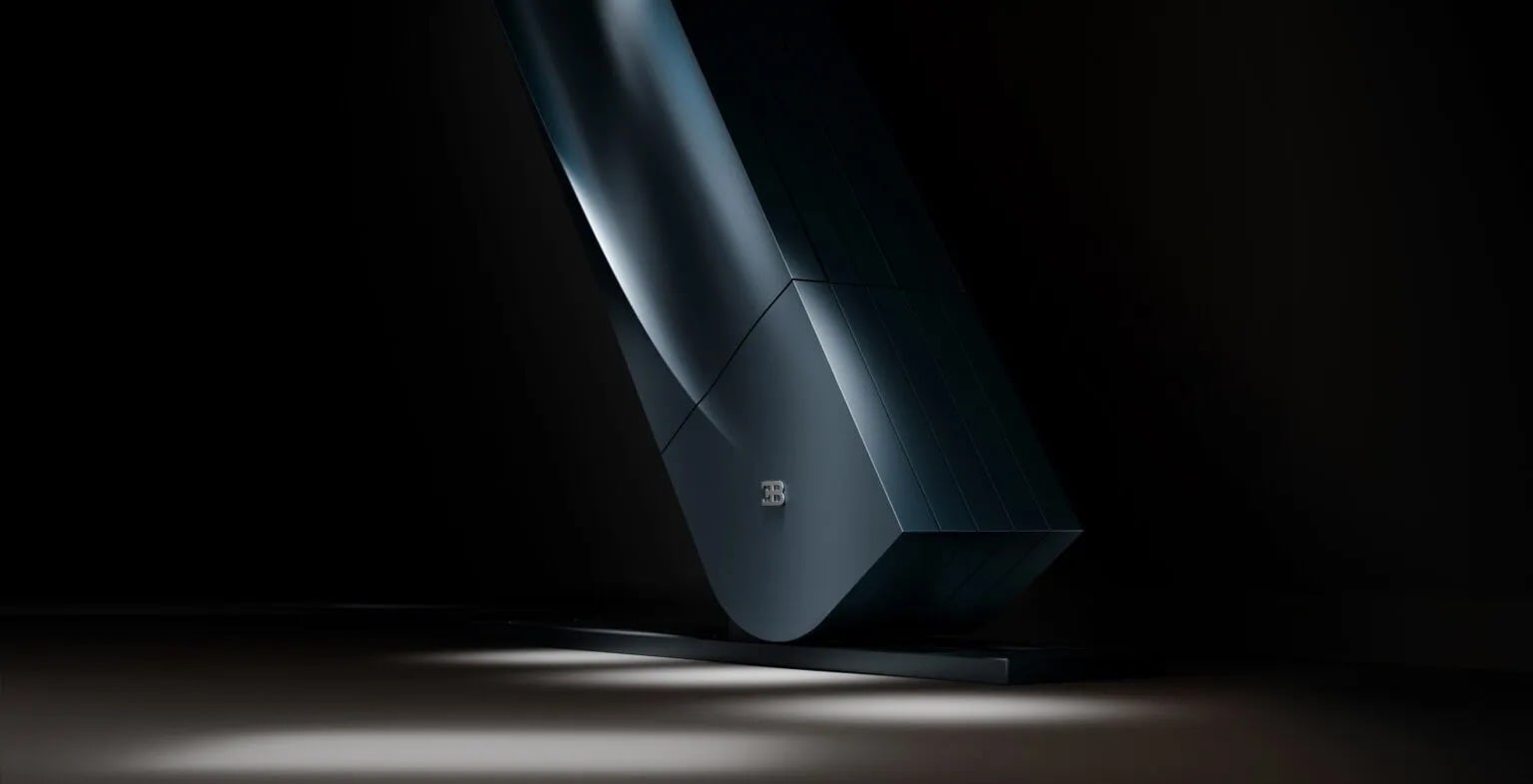 Bugatti lança TV dobrável de luxo que desaparece no móvel (10)