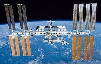 International Space Station after undocking of STS 132 International Space Station after undocking of STS 132