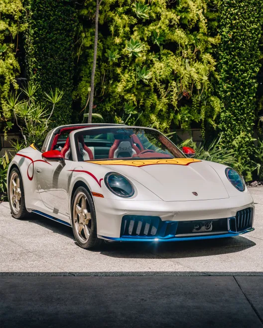 911 Targa 4 GTS que faz referência à Jessie