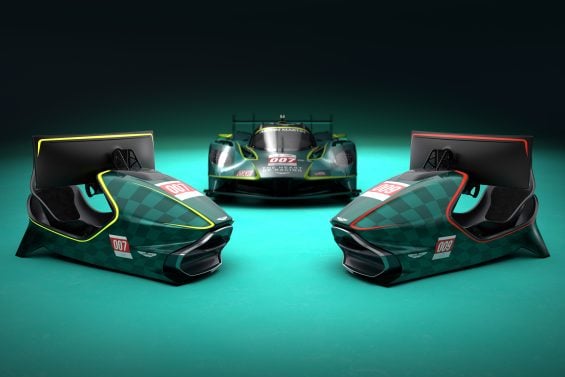 Por R$ 407 mil, Aston Martin te permite jogar videogame ‘dentro’ de um carro de Le Mans