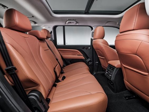 Banco traseiro do Haval H9 Selection