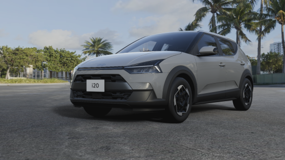 Hyundai i20 Limited 1 0 cinza atlas frente