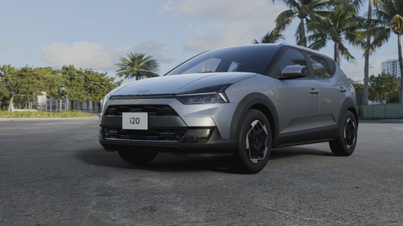Hyundai i20 Limited TGDI prata brisk frente