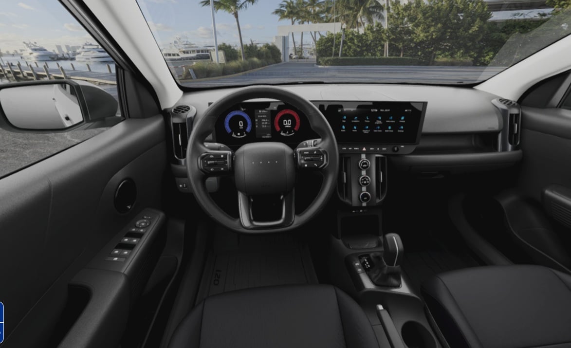 Hyundai i20 X line TGDI interior painel