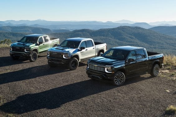 Pack shot of 2027 Chevrolet Silverado 1500 Trail Boss in Trilliu