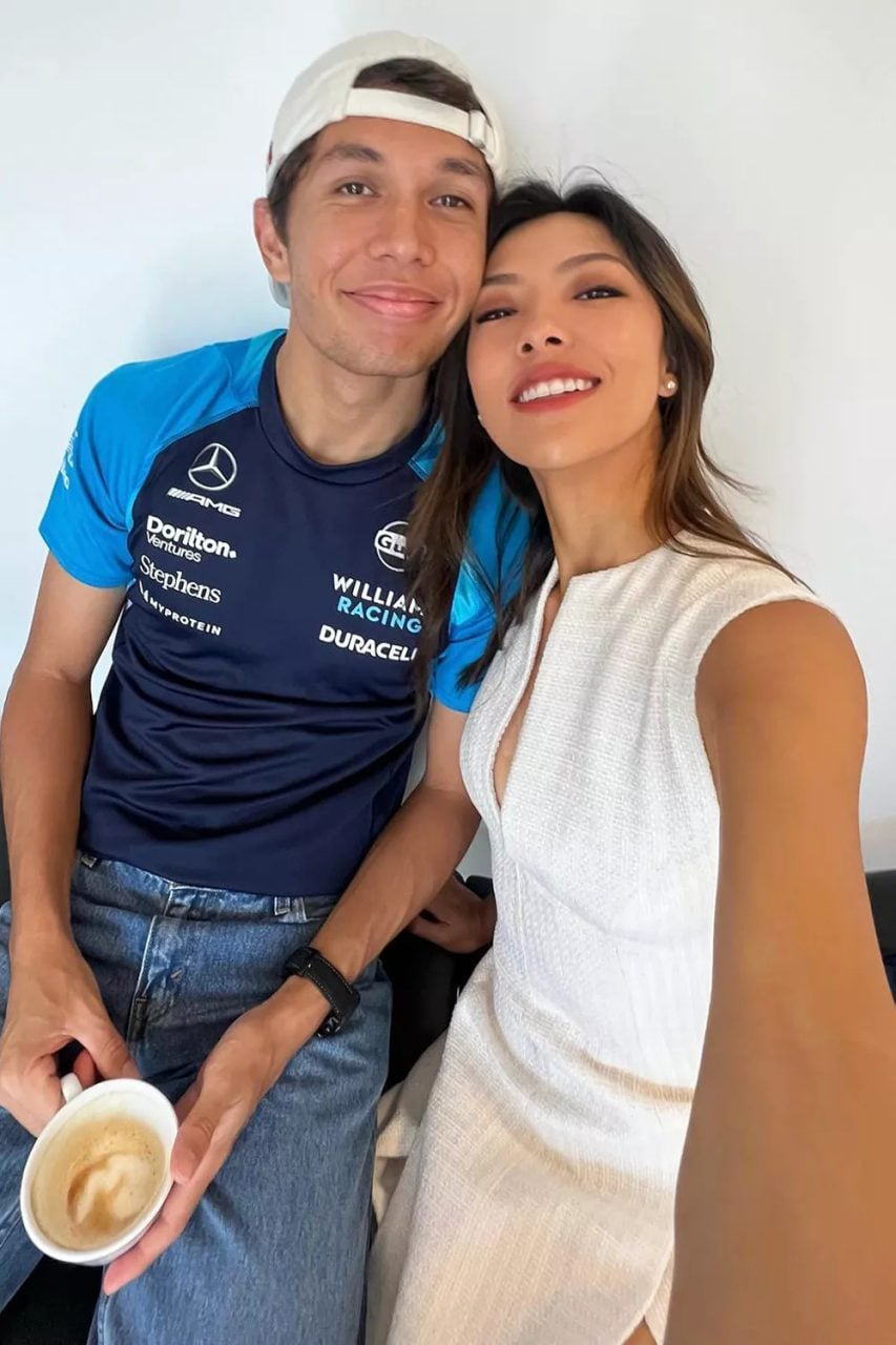 alex albon girlfriend lily muni he uae f1 wags instagram