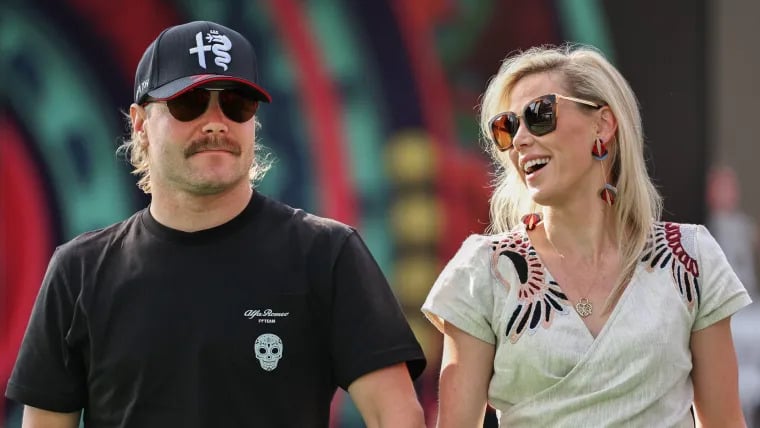 Valtteri Bottas e Tiffany Cromwell sporting news reprodução