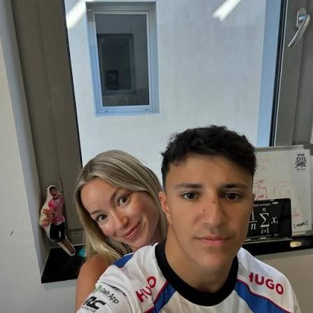 Isack Hadjar e lauren fitzsimmons f1 wags INSTRAGRAM