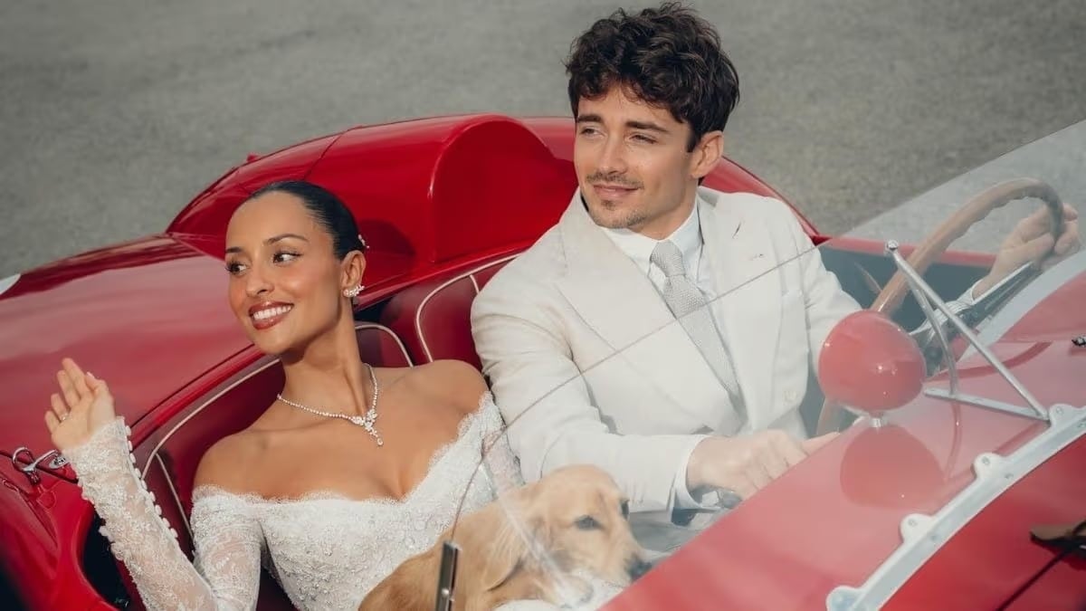 charles leclerc se casa com alexandra saint mleux reprodução