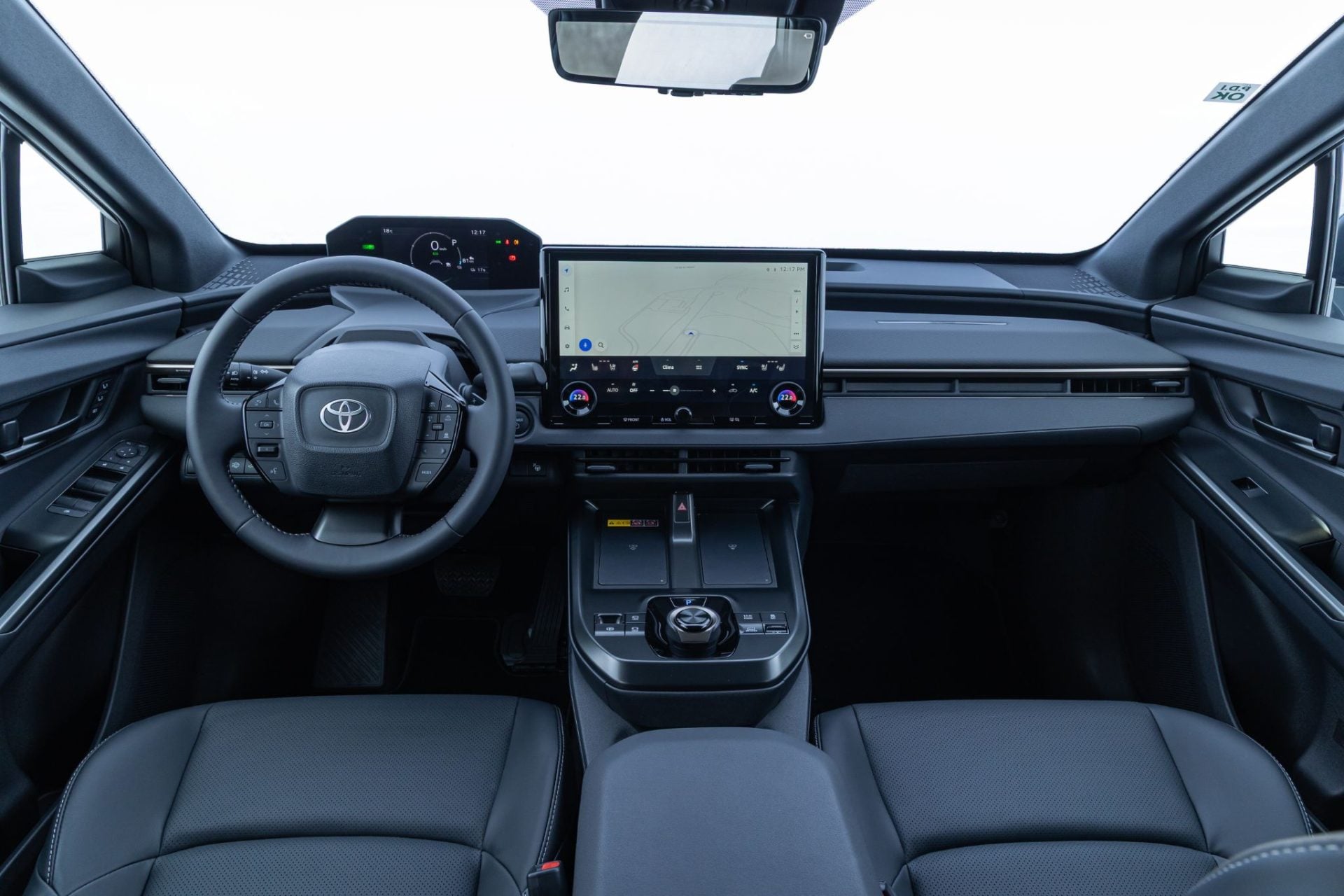 Toyota bZ4X interior painel
