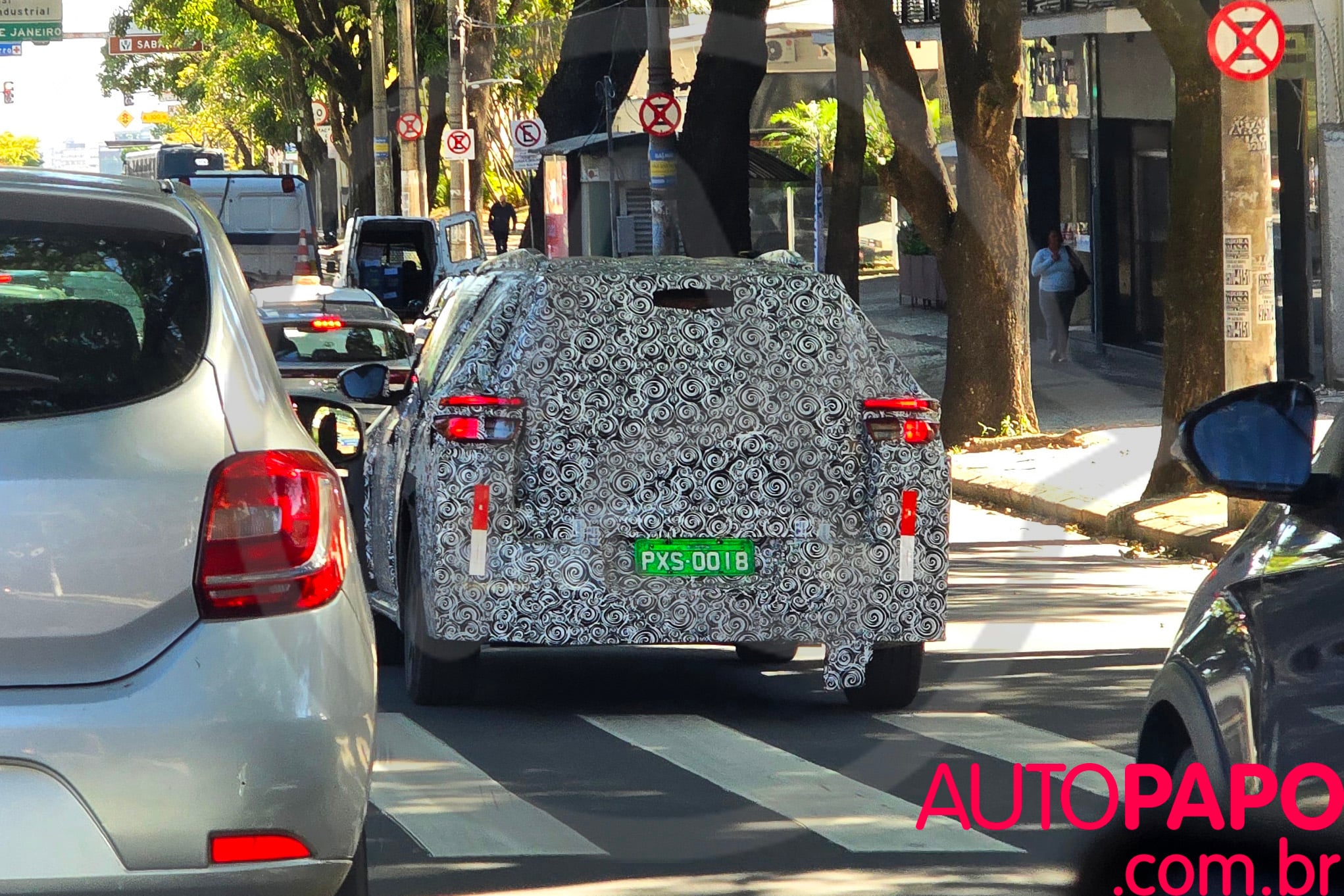 Fiat F2U novo pulse grizzly mula de testes traseira 2