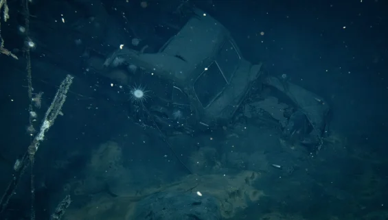 Ford de 1941 é encontrado no fundo do Pacífico ao lado de porta aviões da Segunda Guerra