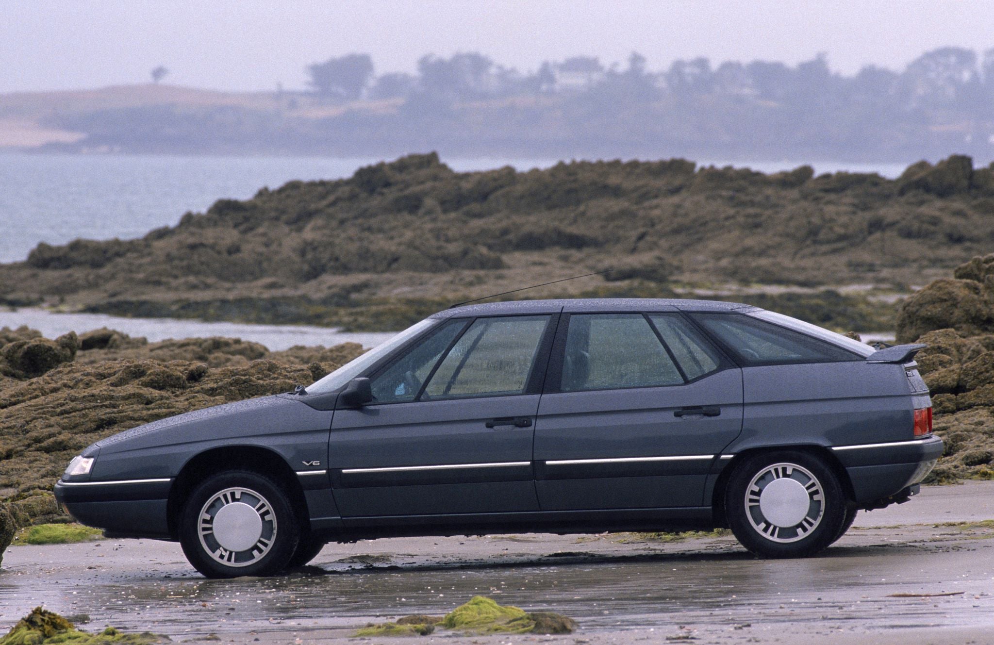 CITROEN XM 1991 VERMELHO AZUL LATERAL