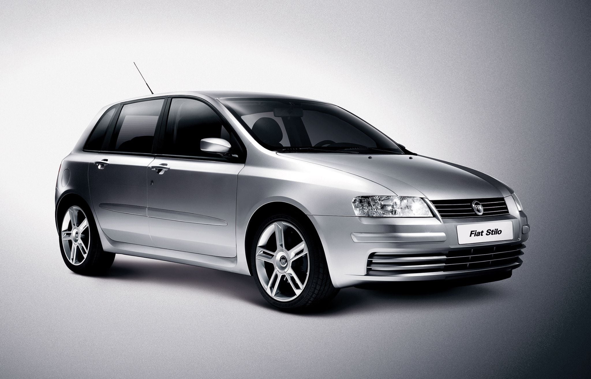 fiat stilo Abarth prata frente