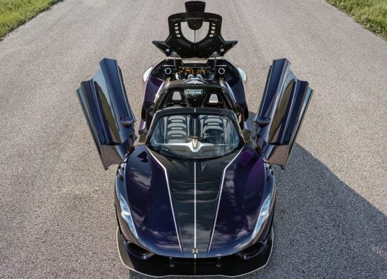 HENNESSEY VENOM F5 M FRENTE PORTAS CAPO MOTOR