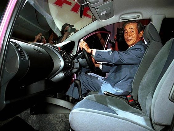 Honda Fit lançamento 2001 Hiroyuki Yoshino