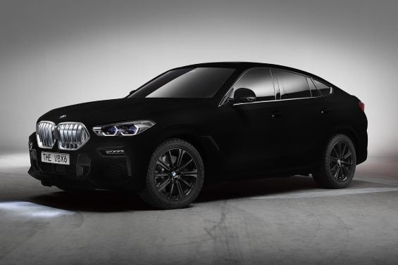 BMW X6 pintado com tinta Vantablack Foto BMW Divulgação 2