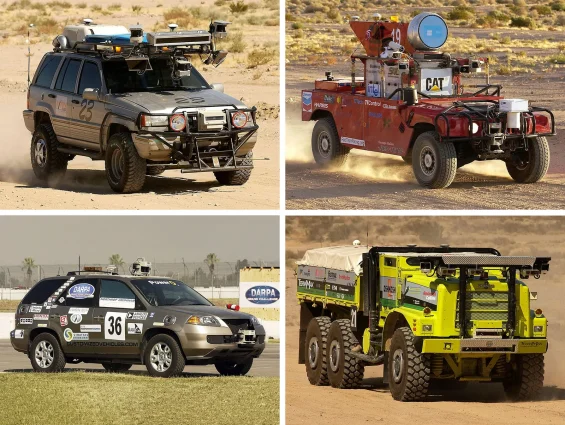 Carros no DARPA Challenge