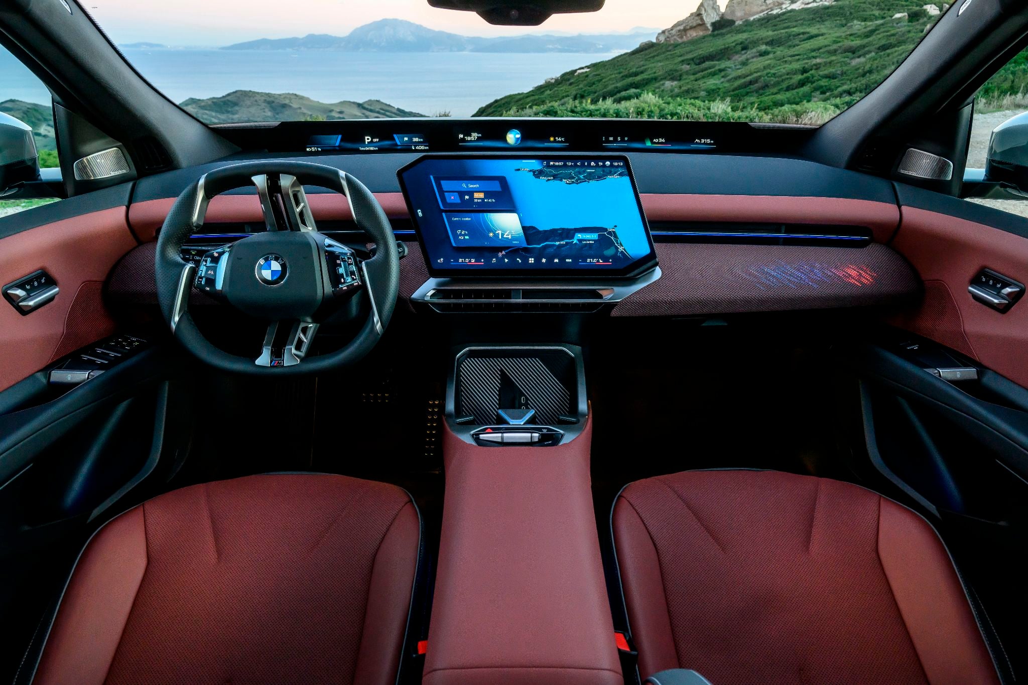 BMW iX3 50 xDrive 2027 interior painel