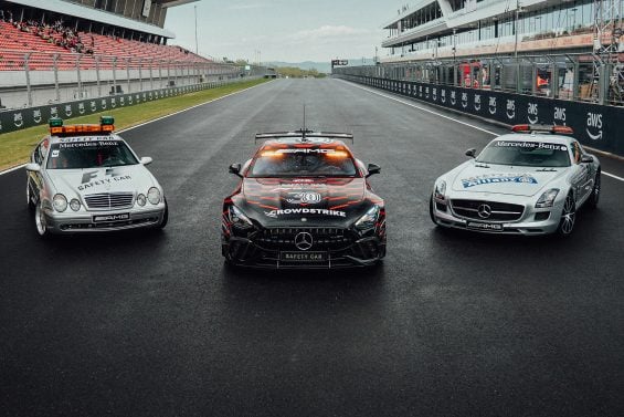 Neues Official FIA F1® Safety Car von Mercedes AMG debütiert am Hungaroring New Official FIA F1® Safety Car by Mercedes AMG set for Hungaroring debut