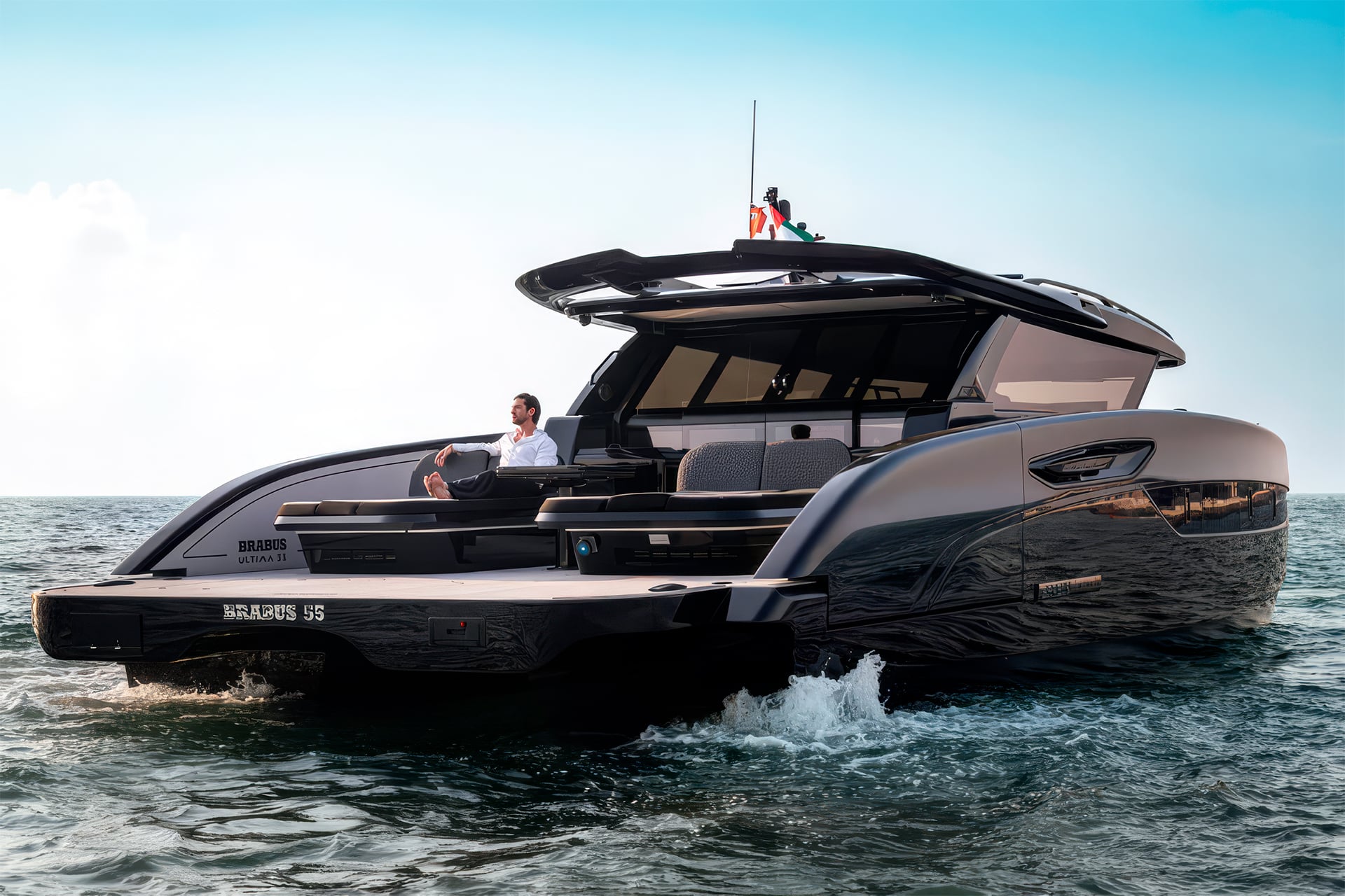 Brabus Ultima 55: catamarã de 1.450 cv tem hidrofólios e parte de US$ 3,7 milhões