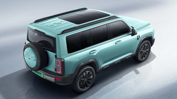 GWM Haval H7 traseira visto de cima