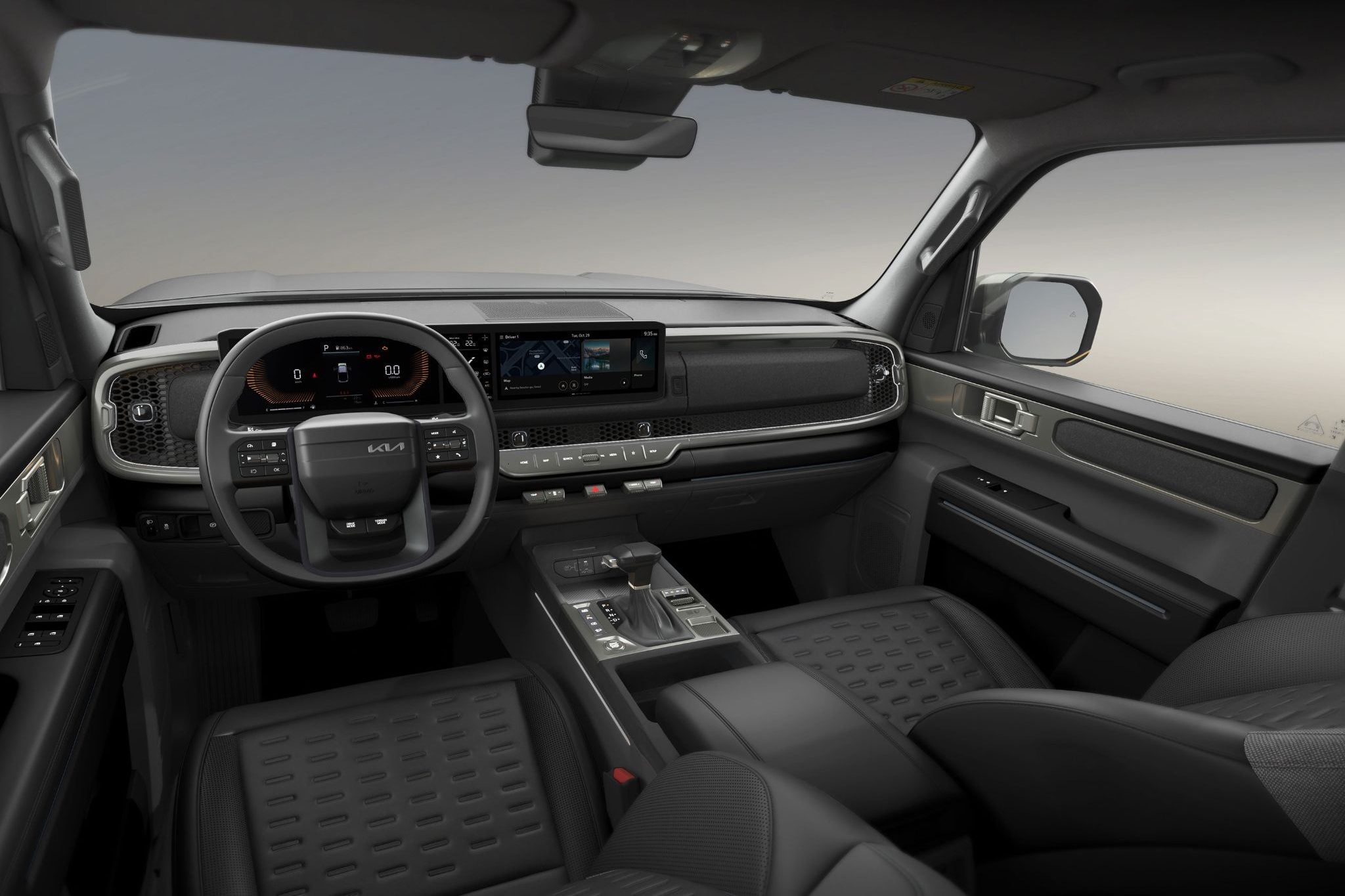 Kia Tasman GL interior painel (2) Kia Tasman GL interior painel (2)